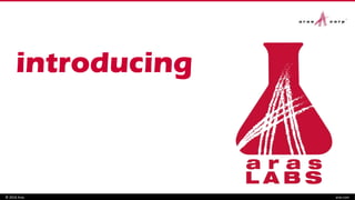 © 2016 Aras aras.com
introducing
 