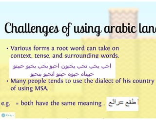 Sentiment Analysis for Arabic tweets