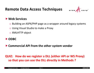 Aras Federation Web Services | PDF