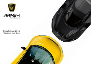 Press Release 2016
The Geneva Motor Show
 