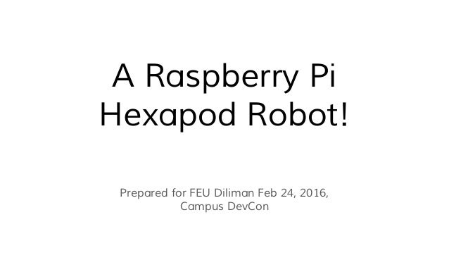 hexapod robot raspberry pi