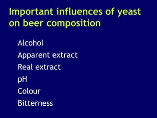 A Rational Approach To Yeast Strain Selection In Product Development | PPT