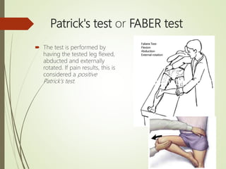 Patrick's Sign ANKYLOSING SPONDYLITIS physiotherapy ppt | PPTX