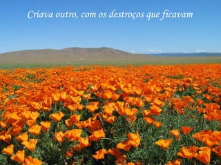 Criava outro, com os destroços que ficavam
 