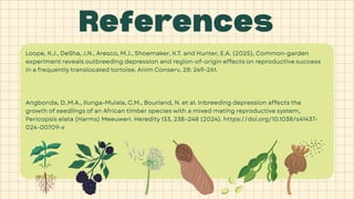 Understanding Inbreeding and Outbreeding Depression in Threatened ...