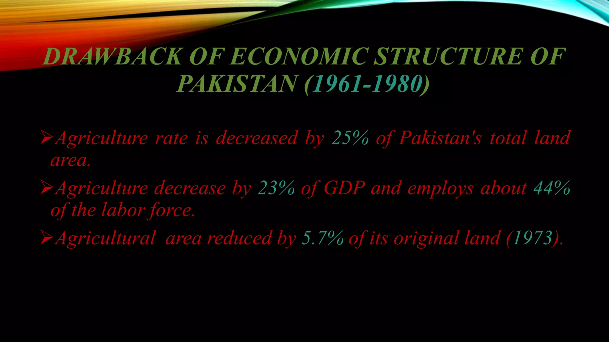 ECONOMY STRUCTURE OF PAKISTAN 1961 | PPTX