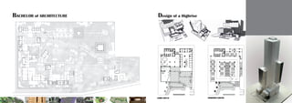 BACHELOR of ARCHITECTURE Design of a Highrise
GROUND FLOOR PLAN
 