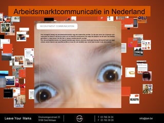 Arbeidsmarktcommunicatie in Nederland 