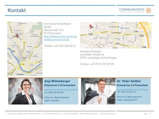 Arbeiten in einer Social Organization