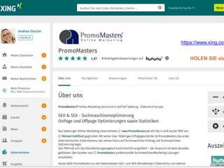 XING - Unternehmensprofil
https://www.xing.com
HOLEN SIE sic
 