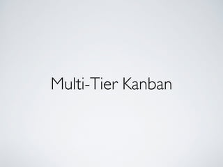 Multi-Tier Kanban
 