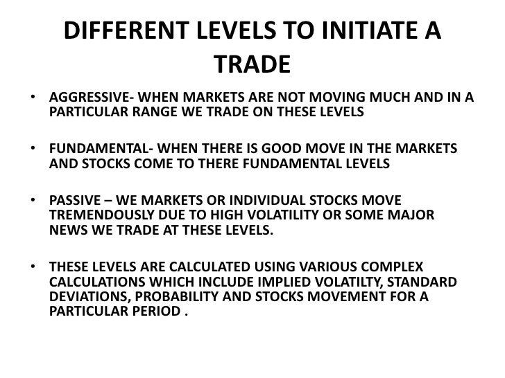 Statistical arbitrage trading strategies