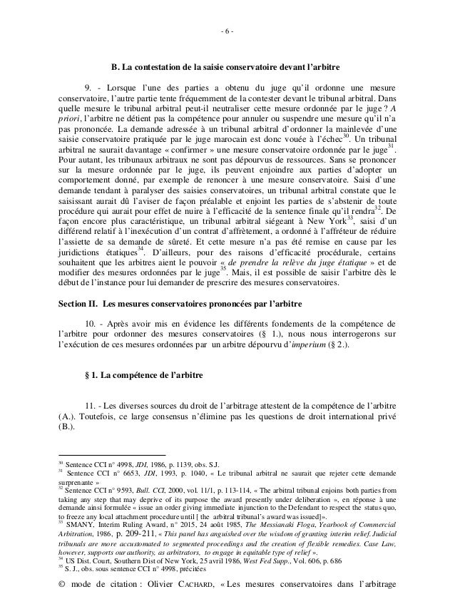 Arbitrage Maritime Mesures Conservatoires