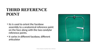 Arbitrary facebow clinical procedures and significance of anterior.pptx