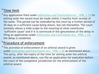ARBITRATION: NEED OF THE HOUR | PPTX