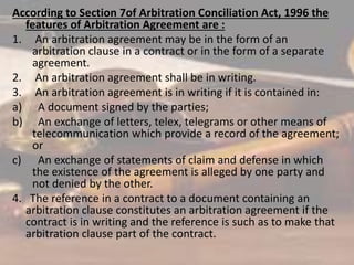 Arbitration agreement | PPTX