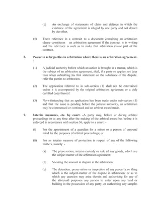Arbitration and conciliation act | PDF