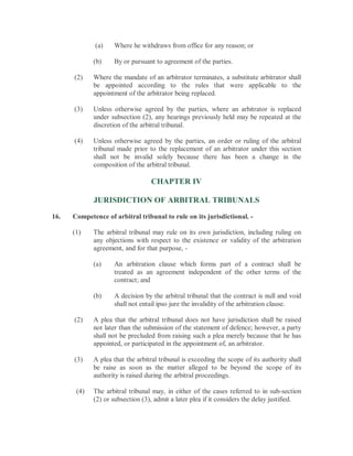 Arbitration and conciliation act | PDF