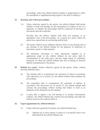 Arbitration and conciliation act | PDF
