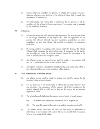 Arbitration and conciliation act | PDF