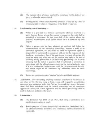 Arbitration and conciliation act | PDF