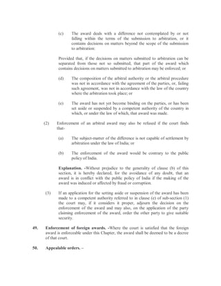 Arbitration and conciliation act | PDF