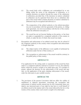 Arbitration and conciliation act | PDF