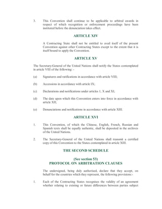 Arbitration and conciliation act | PDF