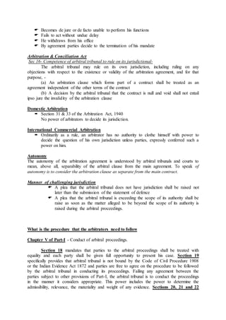 Arbitration notes | DOCX