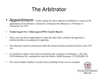 Matters incapable of being arbitrated Crime- for constitutional reasons.