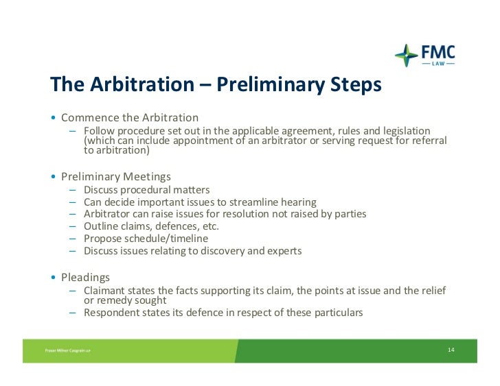 The Anatomy of a Commercial Arbitration An Arbitration from Start t…