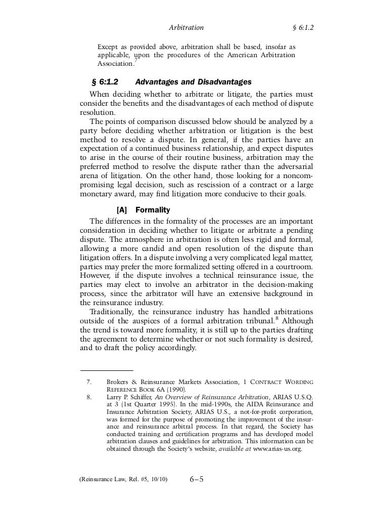 Arbitration Procedure Arbitration Procedure