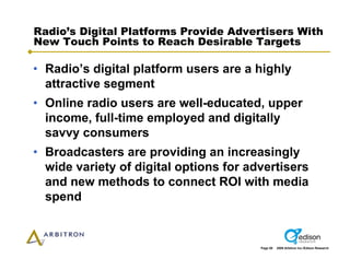 Arbitron Infinite Dial 2009