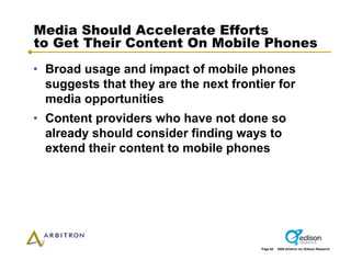 Arbitron Infinite Dial 2009