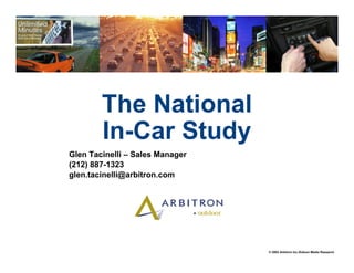 Arbitron In car Study 2003