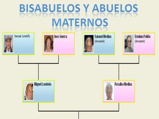 BISABUELOS Y ABUELOS MATERNOS