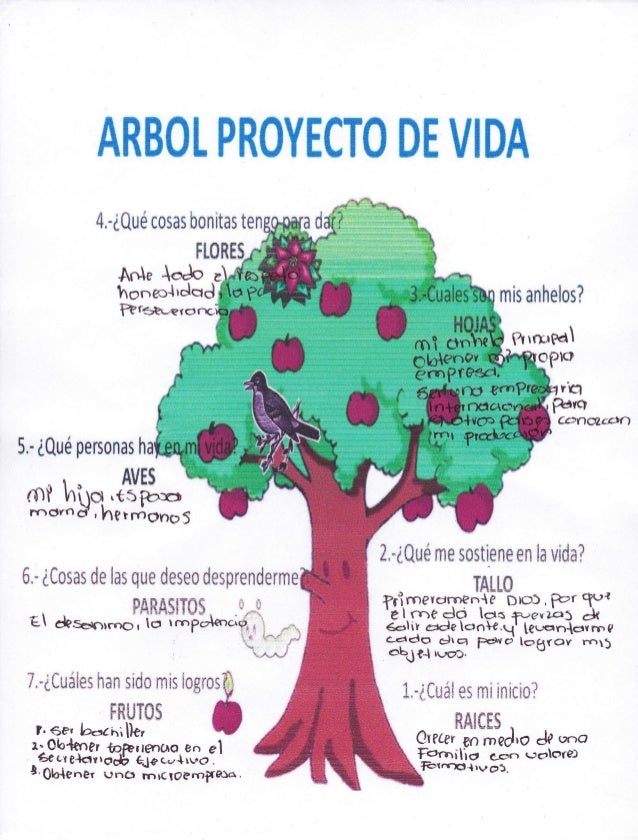ÁRBOL PROYECTO DE VIDA