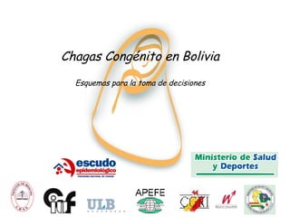 Chagas Congénito en Bolivia
Esquemas para la toma de decisiones

 