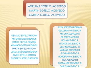 Arbol genealogico | PPTX