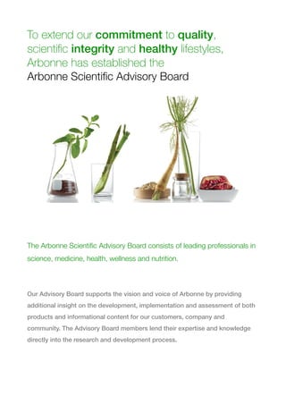 Arbonne Business information pack 2016 | PDF