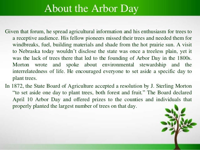 Arbor day in the world
