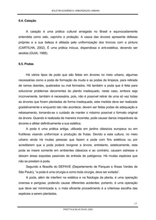 Arborização Urbana