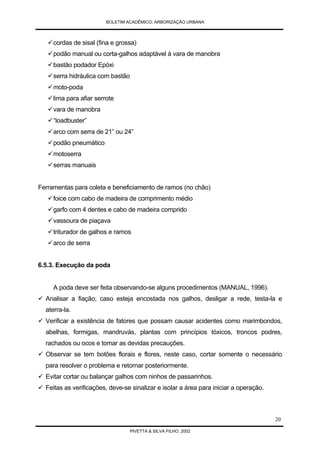 Arborização Urbana