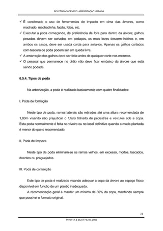 Arborização Urbana