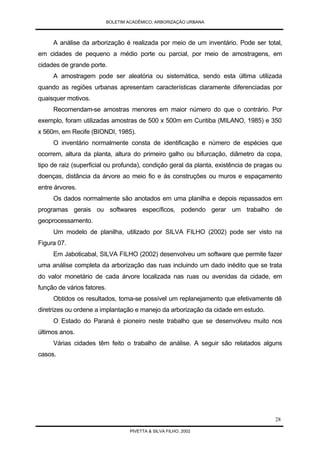 Arborização Urbana