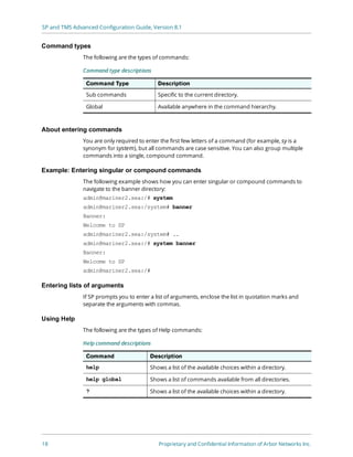 Arbor Networks SP and TMS Advanced Configuration Guide | PDF