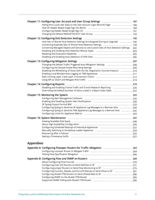 Arbor Networks SP and TMS Advanced Configuration Guide | PDF