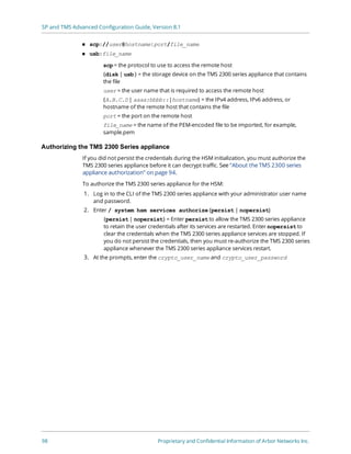 Arbor Networks SP and TMS Advanced Configuration Guide | PDF