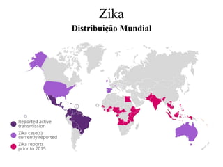 Zika
Distribuição Mundial
 