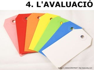 4. L'AVALUACIÓ Imatge: il_fullxfull.255476227. http://www.etsy.com 